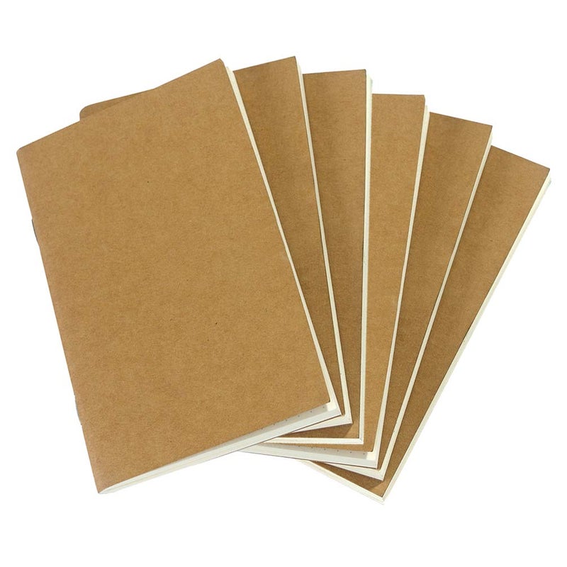 newestor Dotted Notebook Journal, Pocket 3.5 x 5.5 Memo Book - Thick Dot Grid Paper - Total 192 Sheets / 384 Pages - Image 1